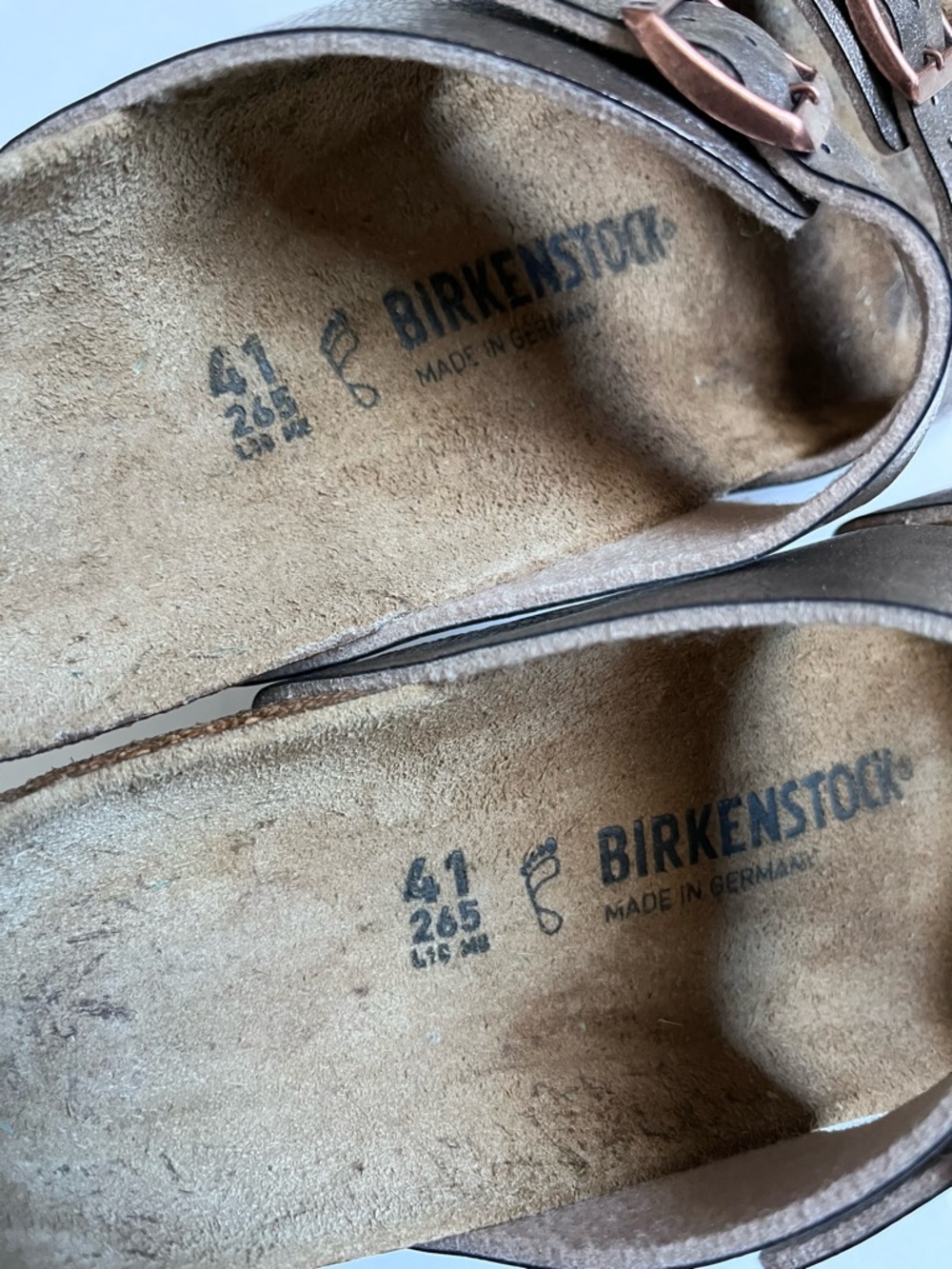 Birkenstock Arizona Metallic Sandals 41 - Picture 8 of 9